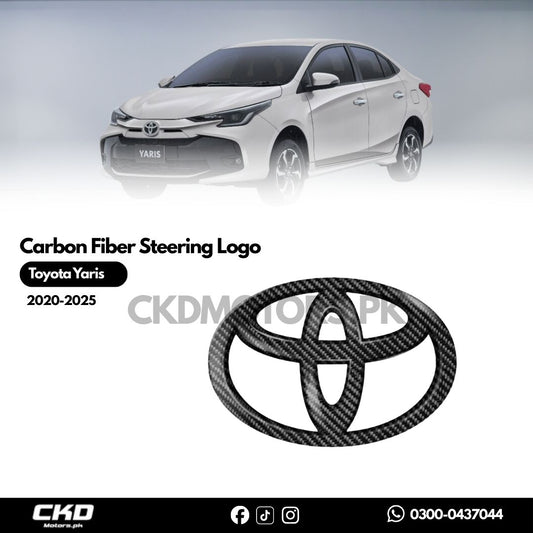 Toyota Carbon Fiber Steering Logo