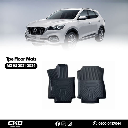 MG HS HEV Tpe Floor Mats Trey Mats