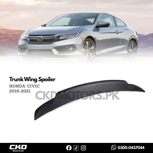 Honda Civic X 2016-2021 Trunk Wing Spoiler