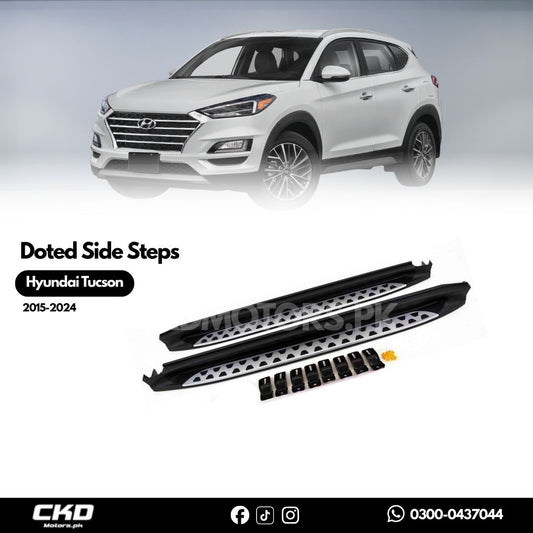 Hyundai Tucson 2020-24 Doted Side Steps