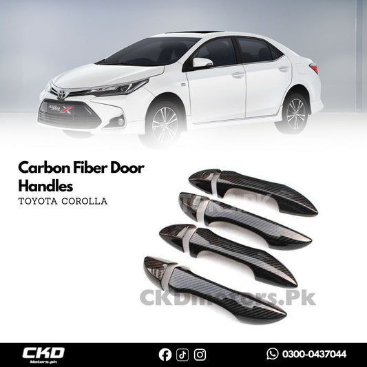 Toyota Corolla 2015-24 Carbon Fiber Door Handles