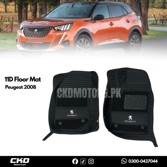 11D Floor Mats For Peugeot 2008