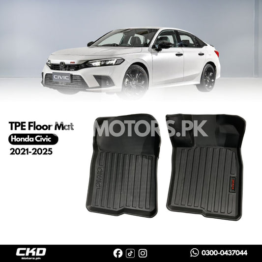 TPE Floor mat For Honda Civic 2021-2025
