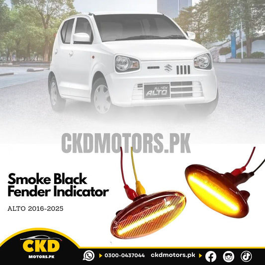 Premium Smoke Black Fender Indicators For Alto 2014-2025