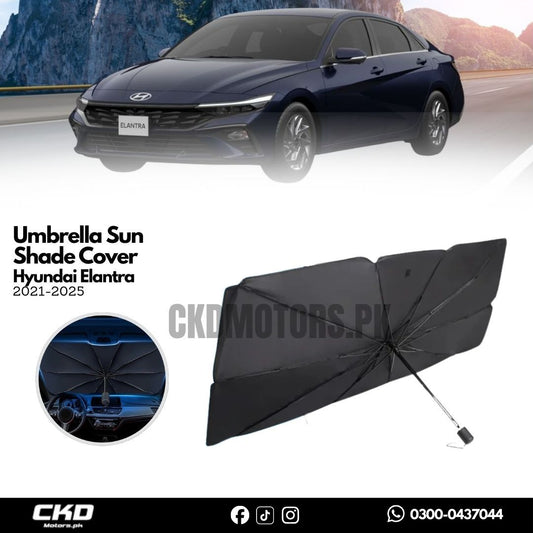 Car Umbrella Sun Shade Cover for Hyundai Elantra 2024-2025