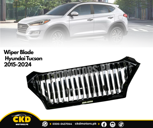 Chrome Front Bumper Grill For Tucson 2020-2024