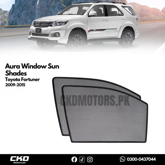 Aura Window Sun Shades for Toyota Fortuner 2012-2015