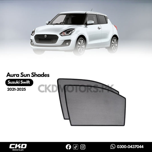 Aura Window Sun Shades For Suzuki New Swift 2017-2025 Hatchback