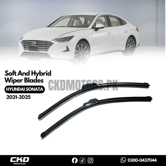 Soft and Hybrid Car Wiper Blades For hyundai Sonata 2021-2025
