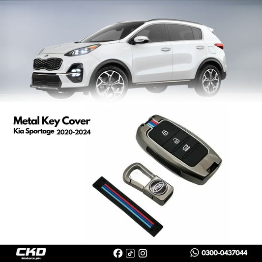 Metal Key Cover For Kia Sportage 2020-2024