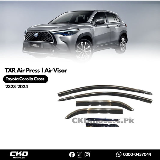 Toyota Corolla Cross 2024 TXR Air Press | Premium Quality Air Visor