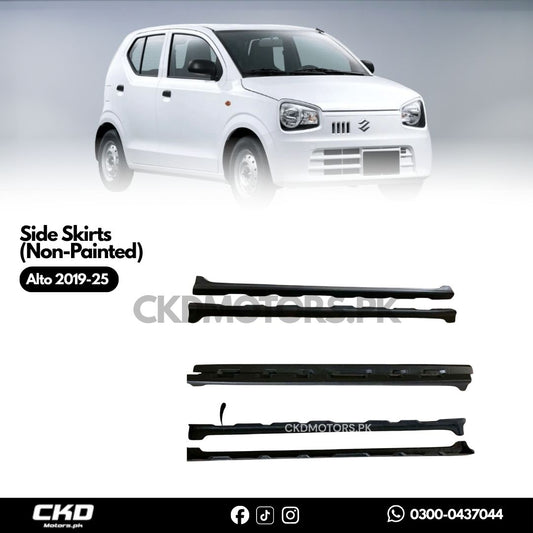 Side Skirts (Non-Painted) for Suzuki New Alto 2014 2025