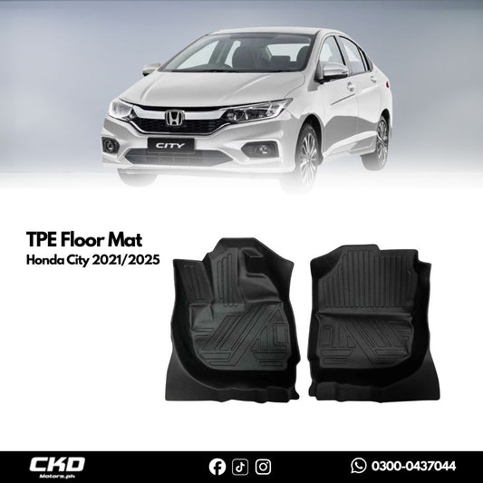 TPE Floor Mat For Honda City 2021-2025