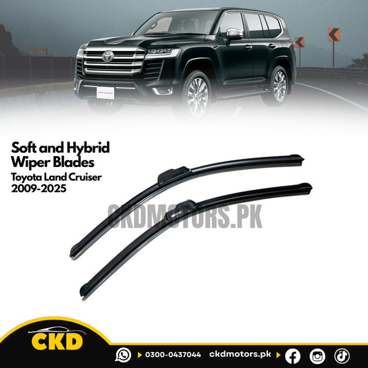 Soft And Hybrid Car Wiper Blades for Toyota Land Cruiser 2009-2025