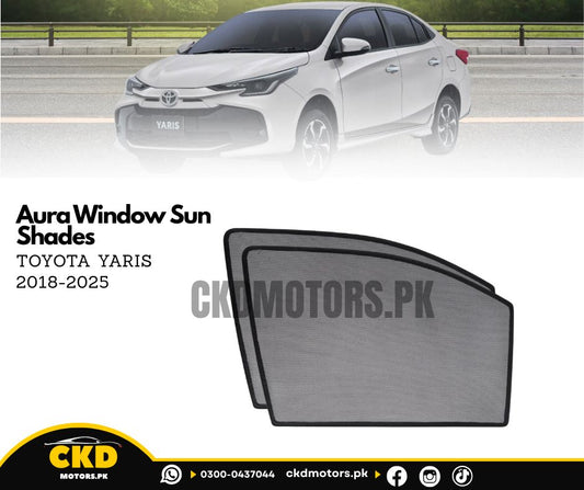 Aura Window Sun Shades For Toyota Yaris 2020-2025