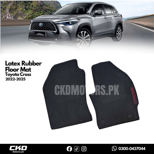 Latex Rubber Car Floor Mat For Toyota Corolla Cross 2023-2024