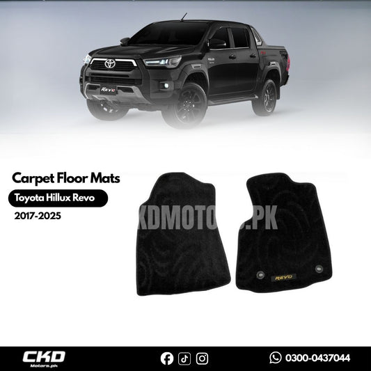 Carpet Floor Mats for Toyota Revo Hilux 2017-2025
