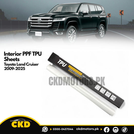 Interior PPF TPU Sheets For Toyota Land Cruiser 2009-2025