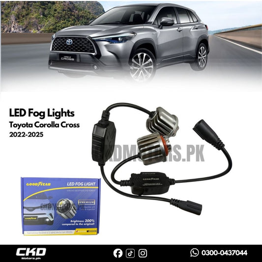 Goodyear LED Fog Lights For Toyota Cross 2022-2024