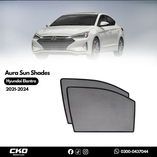 Aura Window Sun Shades for Hyundai Elantra 2021-2024