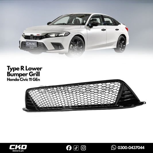 Honda Civic Xi 2022-2024 Type R Lower Bumper Grill