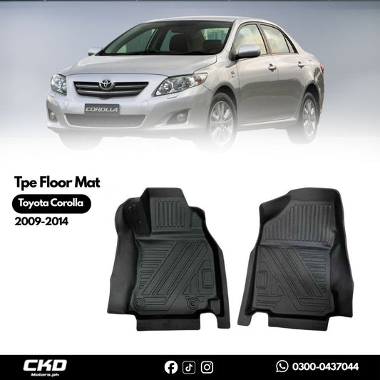 High Quality TPE Floor Mats For Corolla 2009–2014