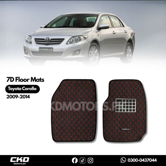 7D Luxury Floor Mats For Toyota Corolla 2009–2014