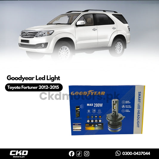 Goodyear | 200W | LED Foglamp Light | for Toyota Fortuner (2012-2015)