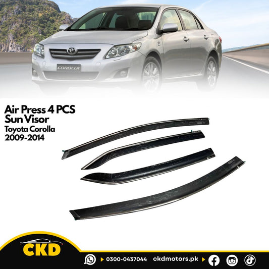 TXR Air Press 4 PCS Sun Visor for Toyota Corolla 2009-2014