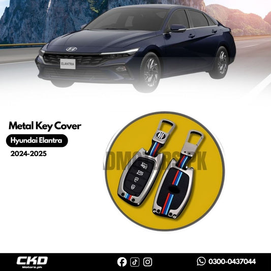 Metal Key Cover For Hyundai Elantra 2024-2025