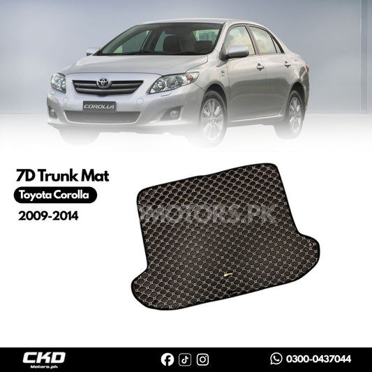 7D Trunk Mat For Toyota Corolla 2009-2014