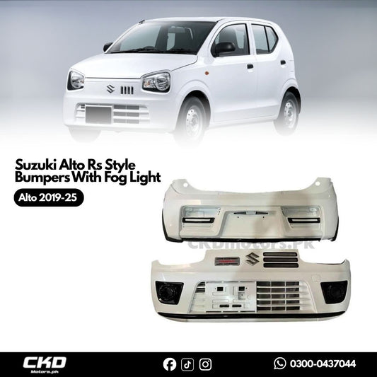 Suzuki Alto Rs Style Bumpers With Fog Light | 2019-2024