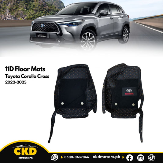 11D Floor Mats For Toyota Cross 2022-2025