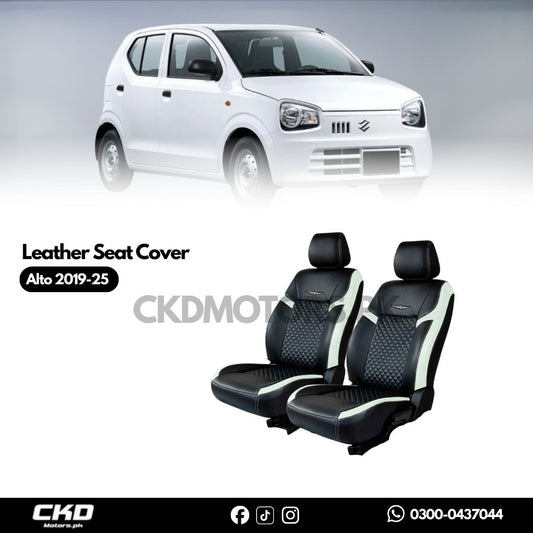 Suzuki Alto 660CC Leather Seat Cover Black Model 2017-2024