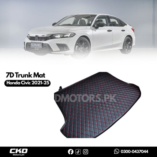 7D Trunk Mat For honda Civic 2021-2025