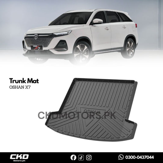 Oshan X7 Trunk Mat Premium Quality | 2021-24