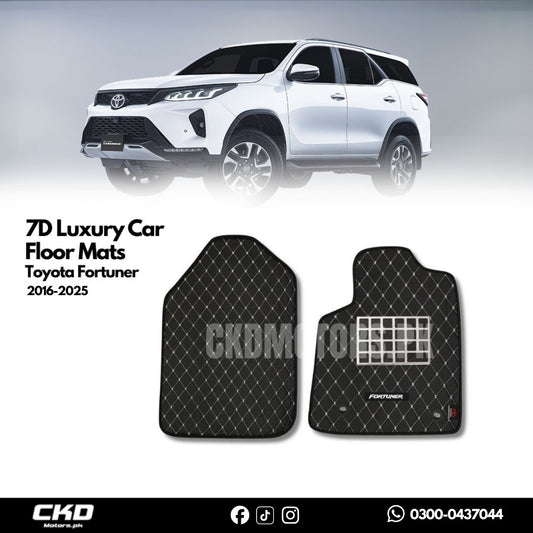 7D Floor Mat For Toyota Fortuner 2016-2025