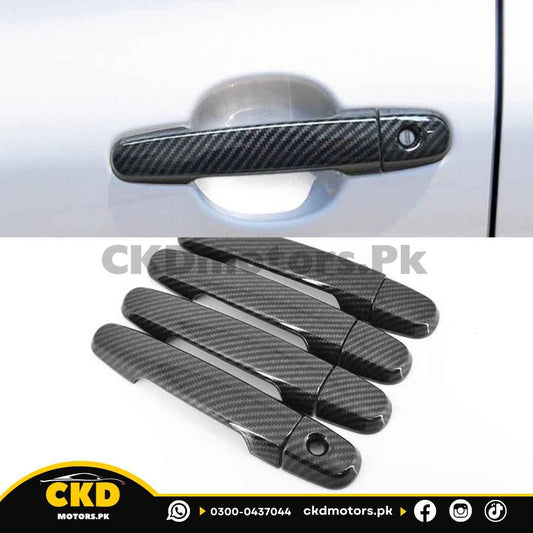 Toyota Corolla 2009-2014 Carbon Fiber Door Handles Covers