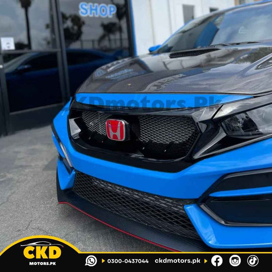 Honda Civic X 2016-2021 JS Racing Front Grill