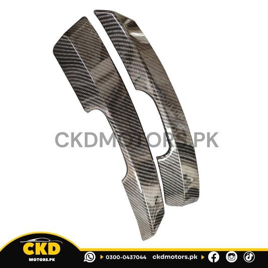 Toyota Corolla X Carbon Fiber Interior Door Handle Panels 2014 - 2023