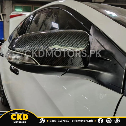 Toyota Corolla Carbon Fiber Side Mirror Covers V1 2015 - 2023
