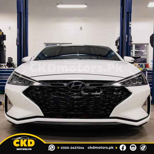 Hyundai Elantra 2021-2024 Honeycomb Style Grill