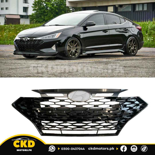 Hyundai Elantra 2021-2024 Honeycomb Style Grill