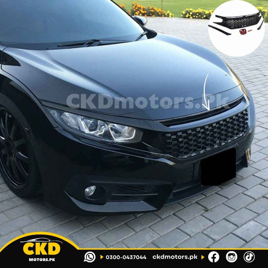 Honda Civic X 2016-2021 Front Si Mesh Grill
