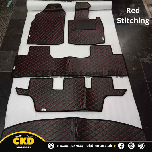 Changan Oshan X7 7D Floor Mats 7 Seater With Trunk Mat | 2022-24