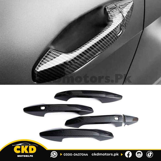 KIA Sportage 2020-24 Carbon Fiber Door Handles