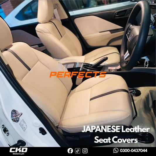 Japanese Leather Seat Covers for Honda City 2022-2025