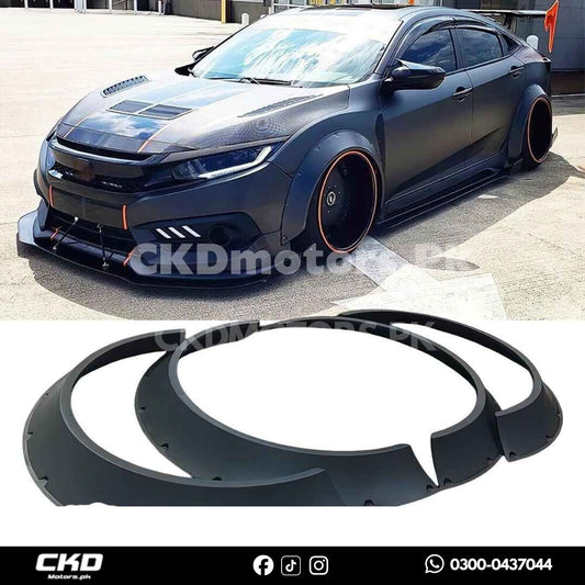 Universal Over Fenders | Fender Flares Large