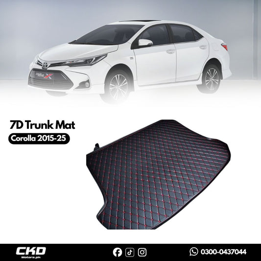 7D Trunk Mat For Toyota Corolla 2015-2025