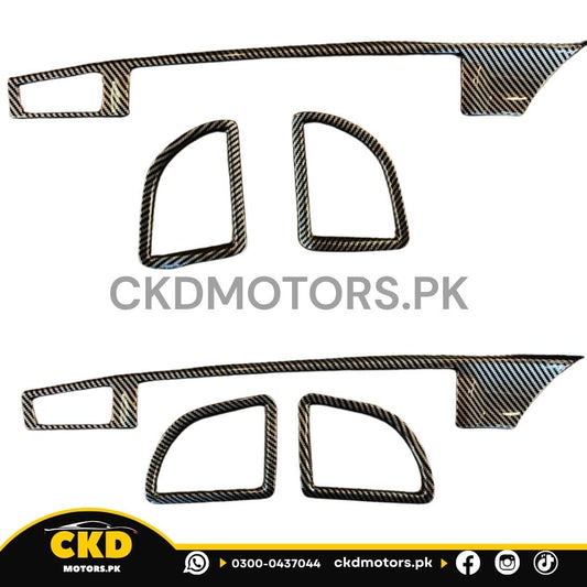 Toyota Corolla Grande X Dashboard AC Vents Trims CARBON FIBER
